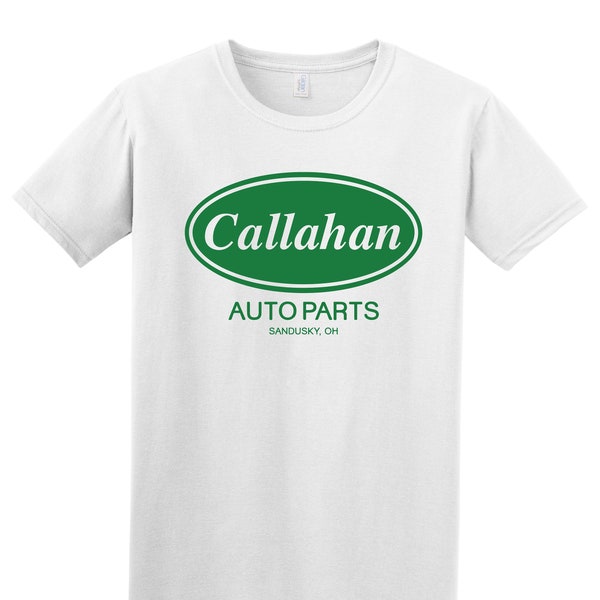 Callahan Auto Parts graphic printed on High Quality Cotton t-shirt. Unisex tshirt, Novelty Funny trendy tee shirt.