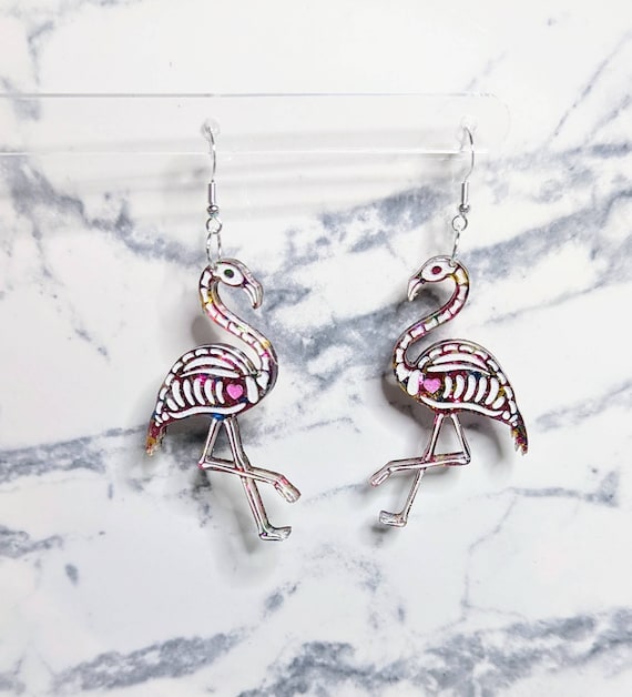 Skeleton 2024 earrings etsy