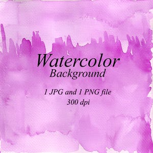 Purple Watercolor Background, Purple Watercolor Texture Sublimation PNG, JPG, Purple Junk Journal Paper Digital Download, Commercial Use
