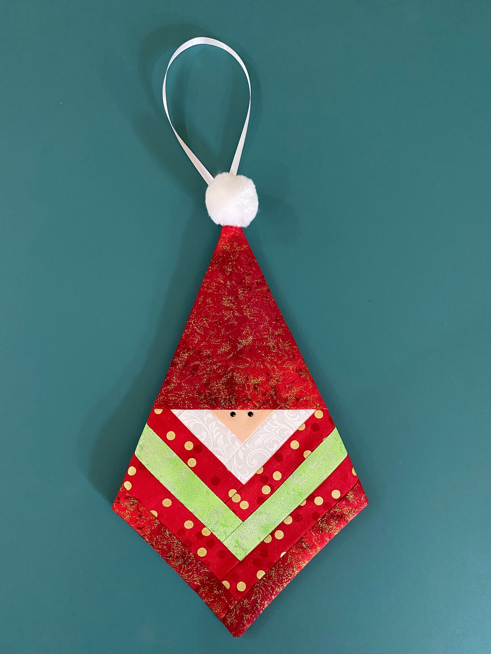 Santa Log Cabin Pattern DOWNLOADABLE - Etsy