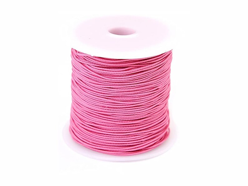 Elastic for Masks various colors sold by the yard Pink