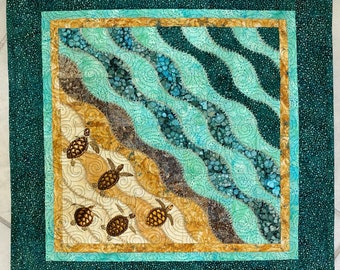 Mini Schildkröte Laser Cut Quilt Kit (24 "x 24")"