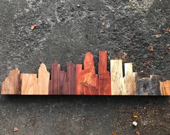 4' Mixed wood Louisville Skyline   **DM me for a better shipping quote**