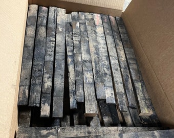 Schneiden Sie Bourbon Barrel Dauben, BBQ Grillen Holz, Handwerk, Hausbar Dekor
