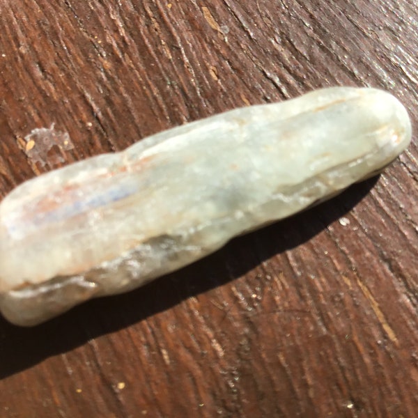 Australian Green Kyanite Wand, Smooth Finish