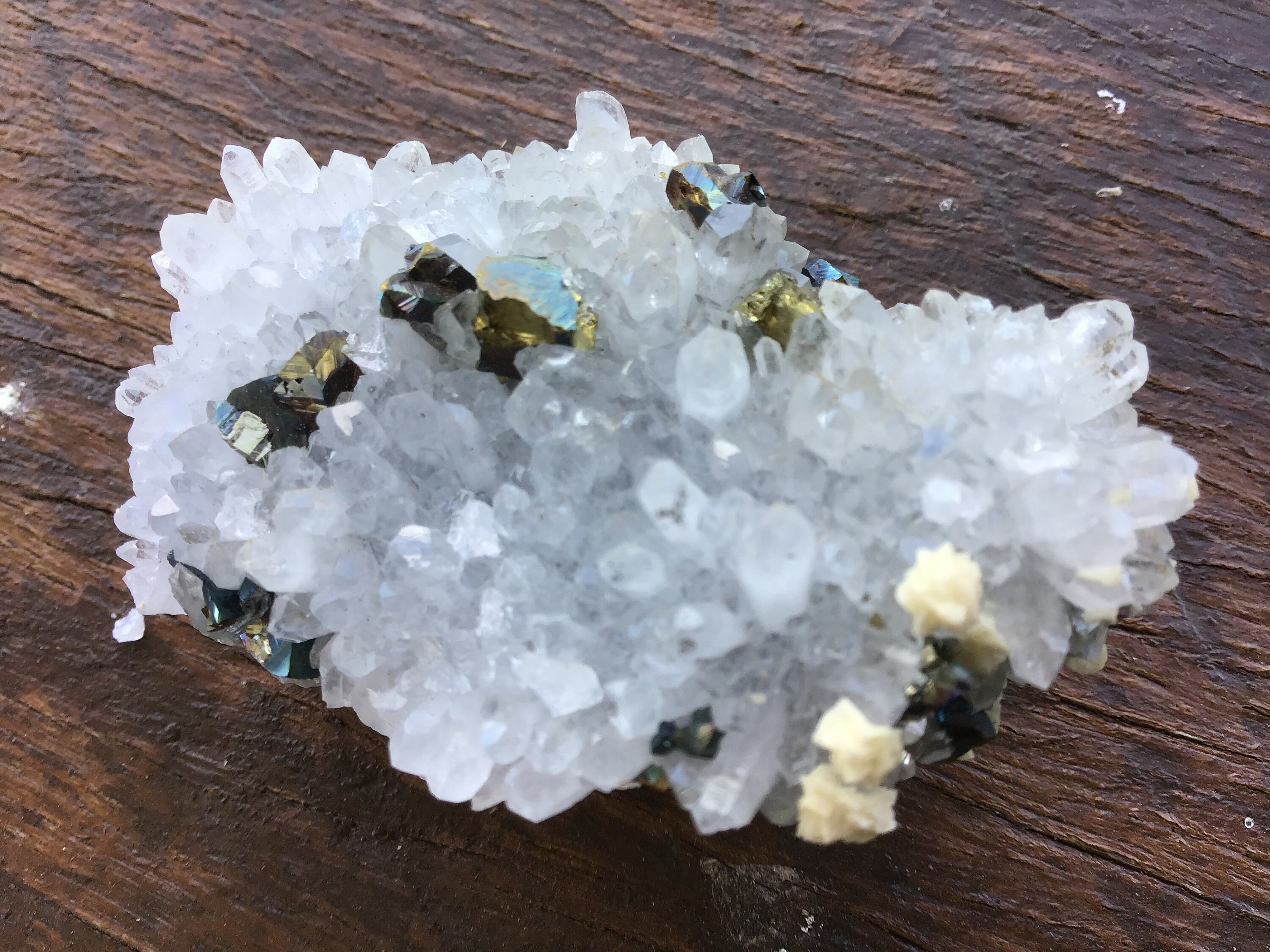 Stunning Chalcopyrite, Dolomite Quartz Specimen