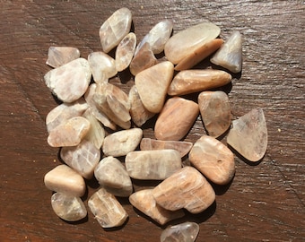 50gm Parcel of Tumbled Australian Sunstone from Harts Range Northern Territory