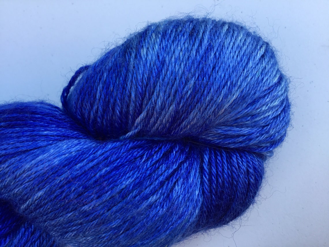 Hand Dyed 4 Ply BFL/SILK Yarn Etsy UK