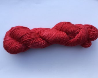 Hand dyed 4ply Sock wool - Bluefaced Leicester/Cashmere/Silk