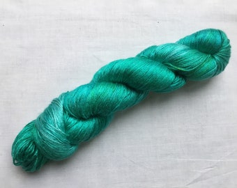 Hand Dyed Silk Yarn