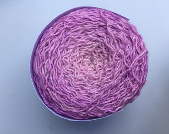 Hand Dyed 4 ply  80/20 Merino/Silk Gradient