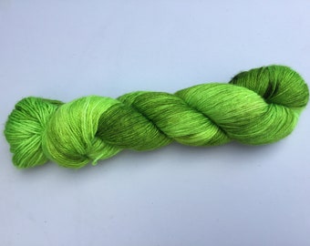 Hand dyed 4ply Sock wool - Bluefaced Leicester/Cashmere/Silk