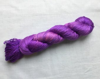 Hand Dyed Silk Yarn