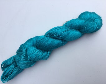 Hand Dyed Silk Yarn