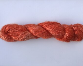 Hand dyed 4ply Silk/Kid Mohair yarn