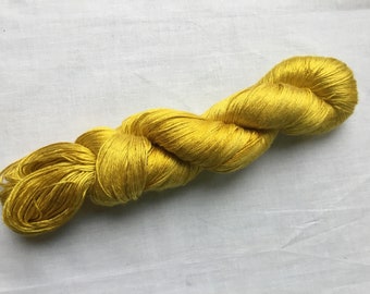 Hand Dyed Silk Yarn