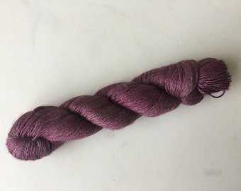 Hand dyed Yak/Silk 4ply yarn