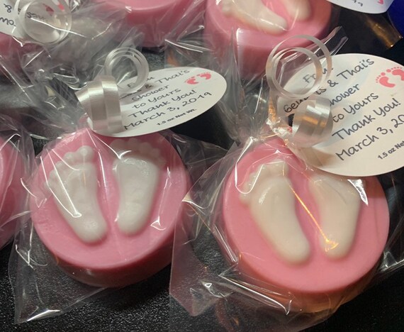 baby feet soap favors