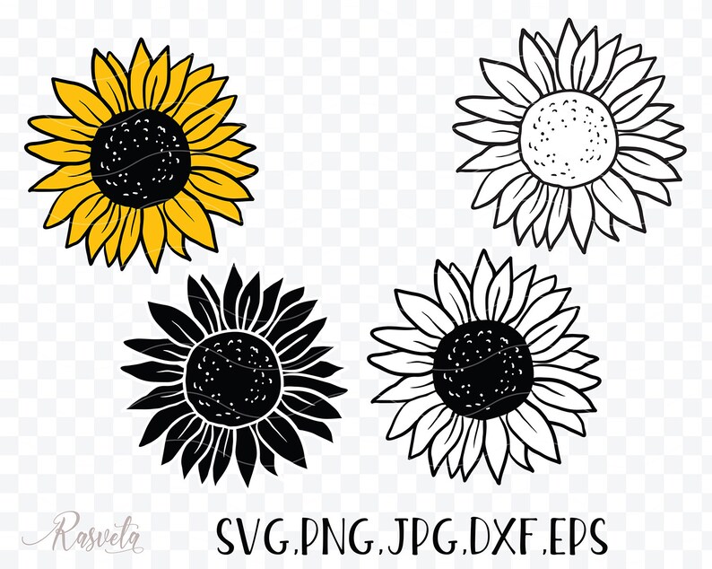 Download Sunflower Monogram Frames Sunflower doodle Sunflower ...