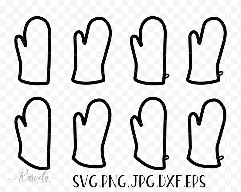 Kitchen Accessories Oven Mitts And Potholders/ Oven Mitt Svg Etsy