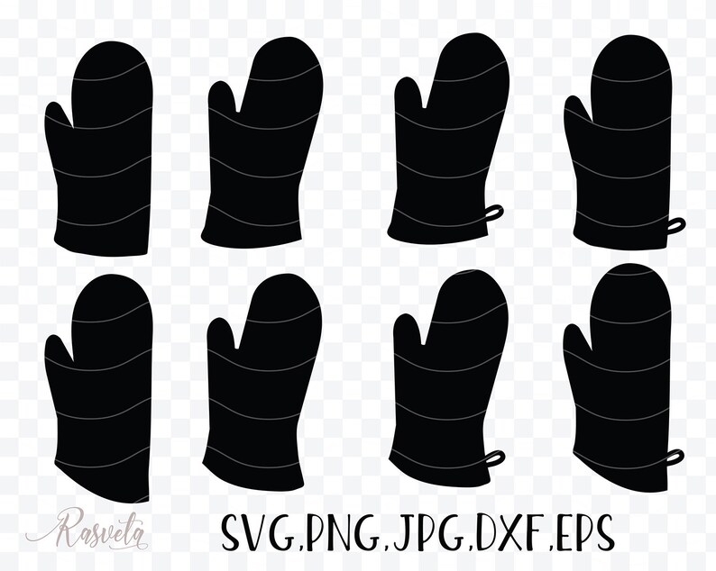 Kitchen Accessories Oven Mitts And Potholders/ Oven Mitt Svg Etsy