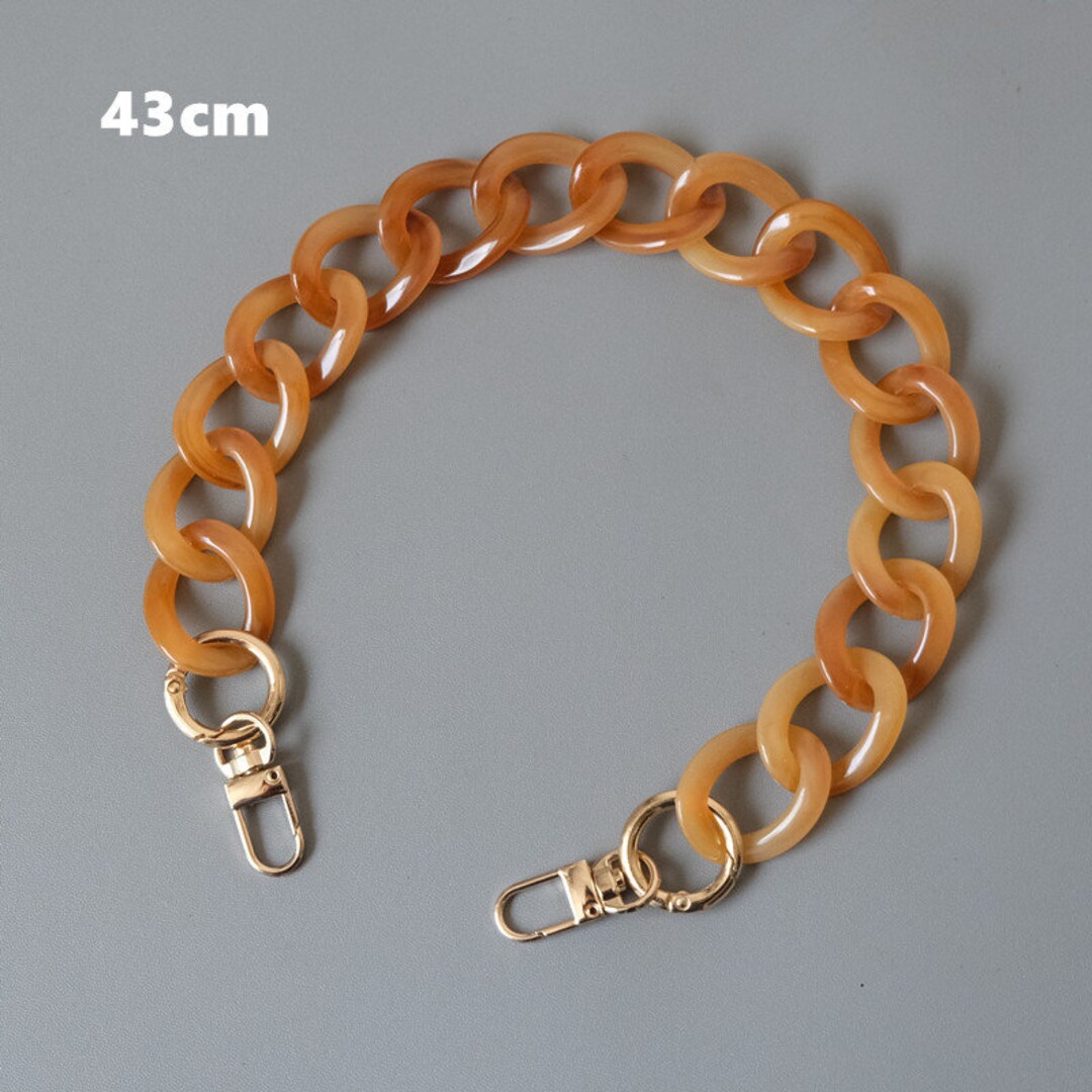 2 Stück Handtaschen-Ketten Ersatz – 120 Cm & 40 Cm, Goldfarben, Mit Karabinerschnallen Für DIY