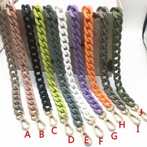 Acrylic High Quality Purse Chain, Metal Shoulder Handbag Strap, Replacement Handle Chain, Handcraft Material for Handbag Making, B-1300