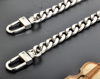 9mm Silver High Quality Purse Chain Strap, Alloy and Iron, Metal Shoulder Handbag Strap, Purse Replacement Chain, bag accessories, L1050