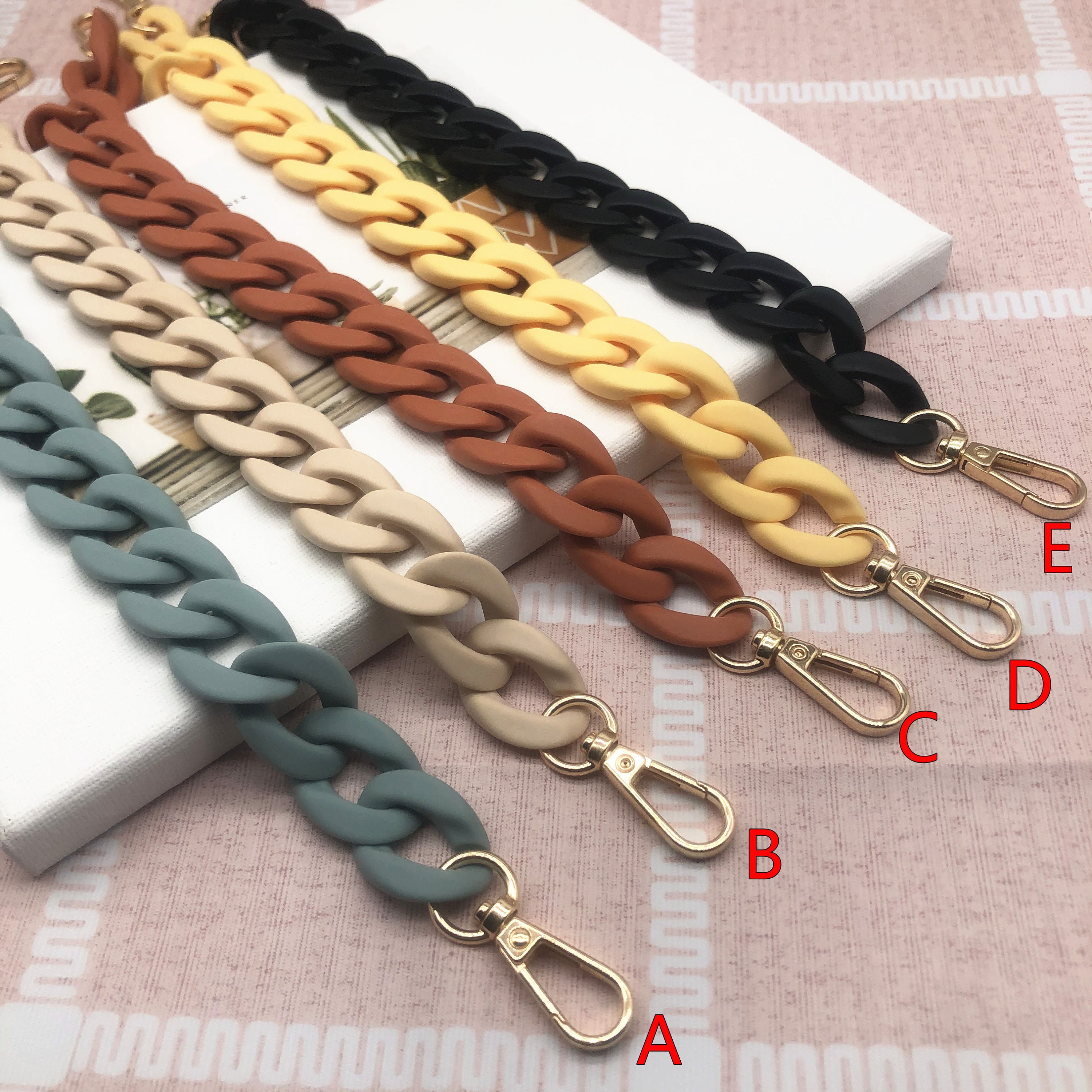 1pc 10mm Short Bag Chain With Multi-function Anti-loss Wrist Rope, Solid &  Durable Nylon Material, Unisex Fashionable Bag Strap