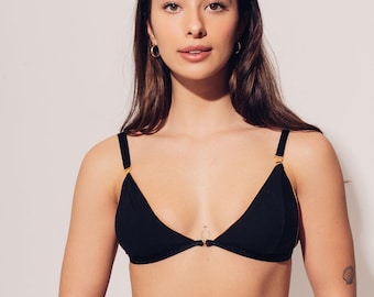 Organic Cotton Front-Closure Bralette