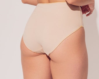 Organic Cotton Brief - Almond