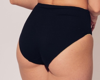 Black Organic Cotton Brief