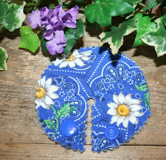 Gtube Pads Mickey Button Daisys on Blue Bandanas Etsy