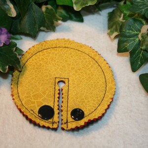3.25 Inch Pads, G-Tube pads, GJ Tube pads, Feeding tube pads. Poppies set of 5 image 3