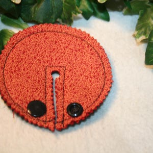 3.25 Inch Pads, G-Tube pads, GJ Tube pads, Feeding tube pads. Poppies set of 5 image 6