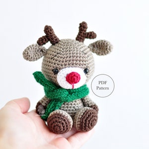 Crochet Christmas Amigurumi Deer Pattern