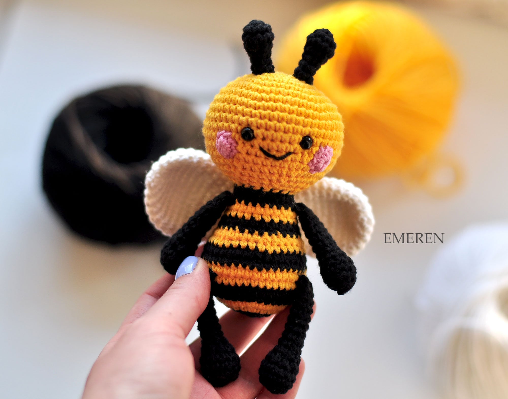 Amigurumi Bumblebee Pattern Easy Bee Pattern Crochet Doll Etsy Canada