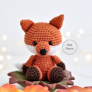 Crochet Amigurumi Fox Pattern, Fall Crochet Pattern, Benny the Fox