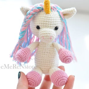 Amigurumi Pattern Cute Unicorn - unicorn pattern - crochet animals - crochet toy pattern - amigurumi unicorn pattern - easy pattern