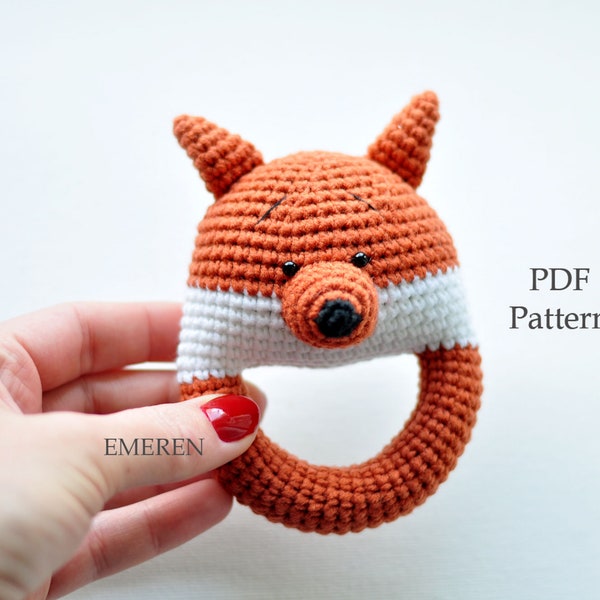 Crochet Fox Rattle Pattern Etsy
