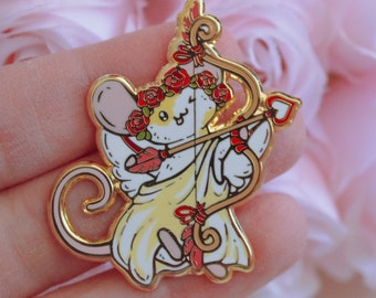 Cupid Rat Hard Enamel Pin Valentine's Day Gift