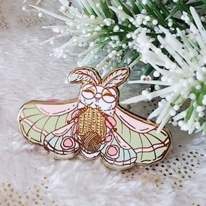 Knitting Moth Gods Hobbies and Crafts Enamel Pins
