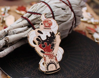 Potion and Hands Witchy Hard Enamel Pin