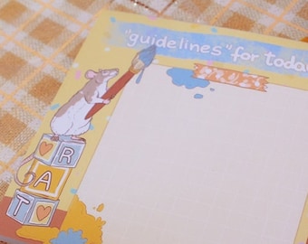 More like Guidelines Rat memopad to do list stationery notepad