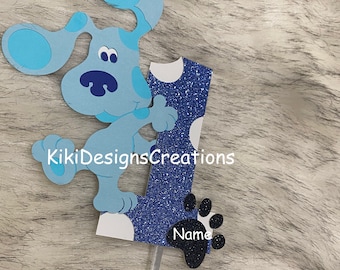 Blue’s Cake Topper, Blue’s Party Supplies