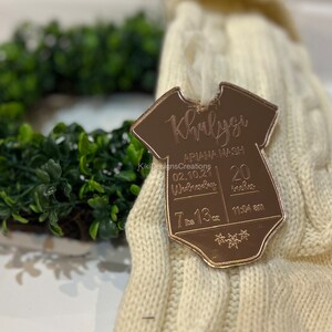 Baby Onesie Christmas Ornament | Baby&#39;s First Christmas | Newborn Gift