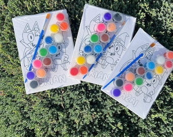 Personalized Kids Halloween Paint Kit, Kids Halloween Party Gifts, Halloween Party Favors, Halloween Activity