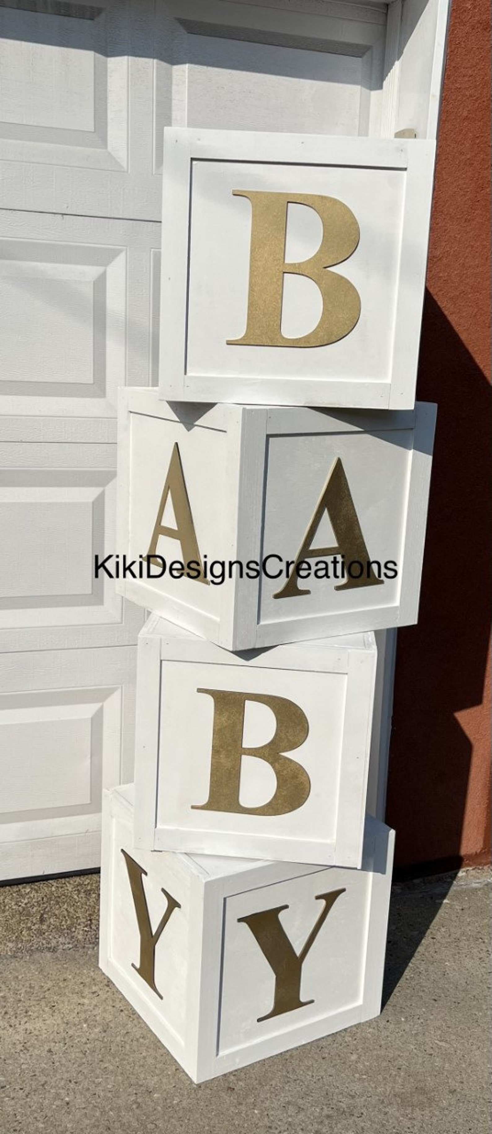 Baby Block Baby Shower Decorations Baby Shower Decor Baby Etsy