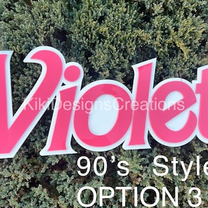Toy Doll  Name Sign Personalize Custom Wood,  Nombre Toy Doll giant box, doll box logo, Sign Prop Party Decorations