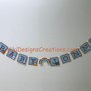 Noah&#39;s Ark Birthday Party Banner, Noahs Ark Baby Shower Decoration, Baptism Decoration